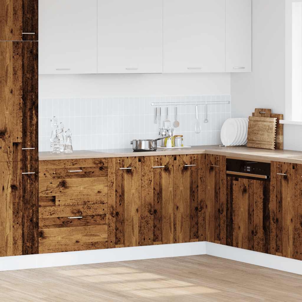 Armadio Inferiore “Lyon” Legno Antico 60x46x81,5 cm | homemem39