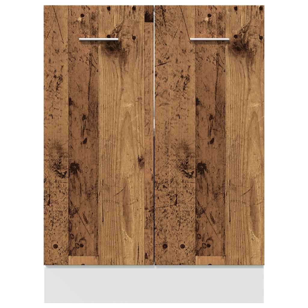Armadio Inferiore “Lyon” Legno Antico 60x46x81,5 cm | homemem39