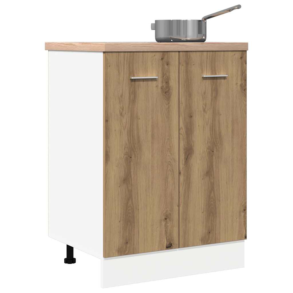 Armadio Inferiore “Lyon” Rovere Artigianale 60x46x81,5 cm