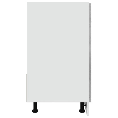 Armadio per Lavabo “Lyon” Grigio Cemento 80x46x81,5 cm in | homemem39