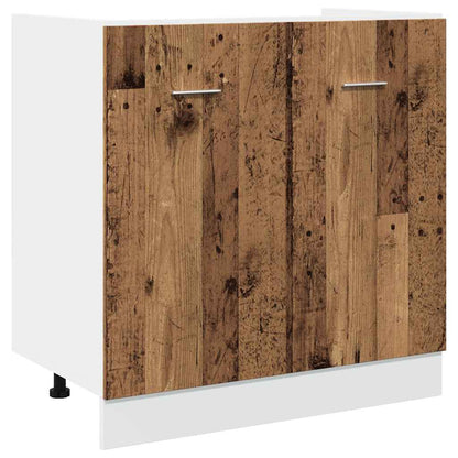 Mobile Sottolavello “Lyon” Legno Antico 80x46x81,5cm | homemem39