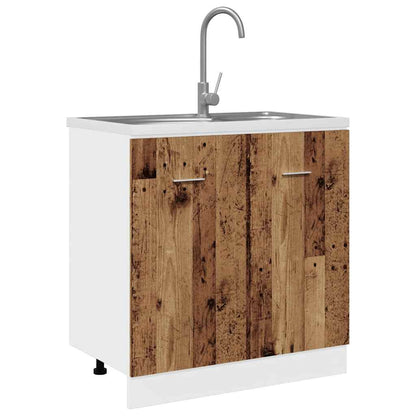 Mobile Sottolavello “Lyon” Legno Antico 80x46x81,5cm