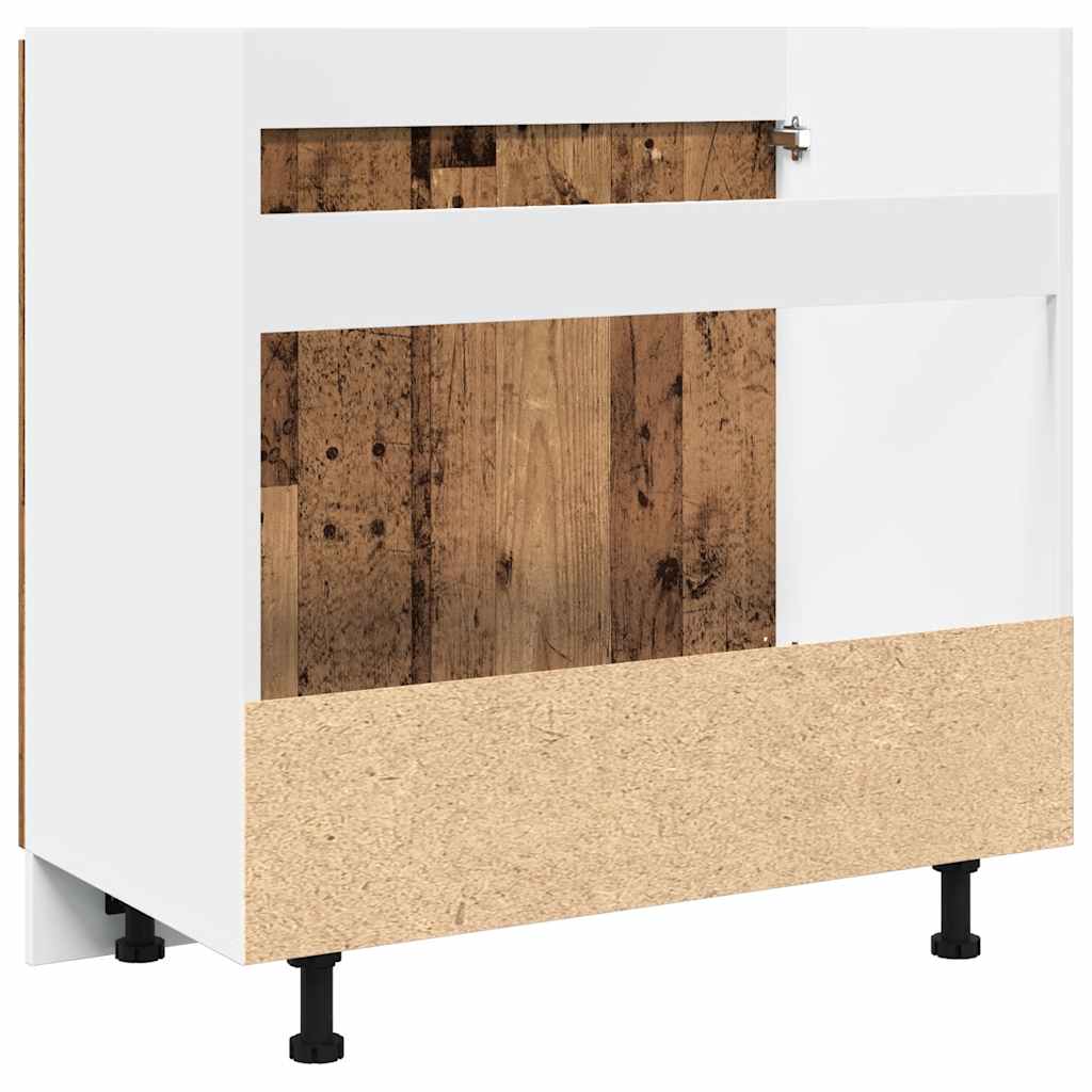 Mobile Sottolavello “Lyon” Legno Antico 80x46x81,5cm | homemem39