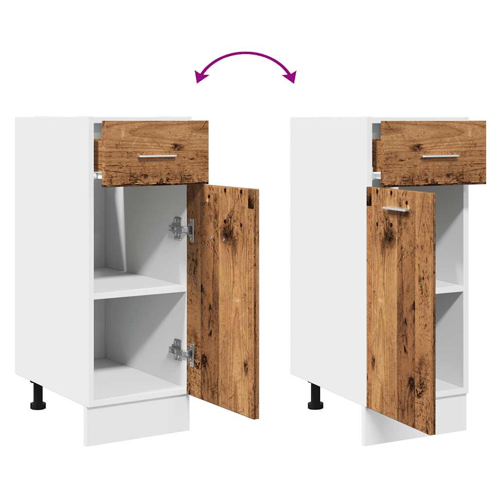 Armadio Cassetto “Lyon” Legno Antico 30x46x81,5 cm - homemem39