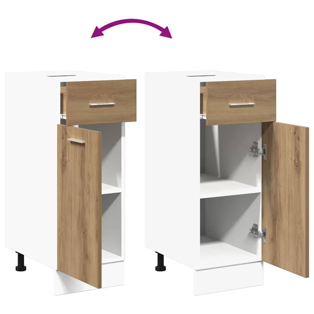 Cassettiera “Lyon” Rovere Artigianale 30x46x81,5 cm