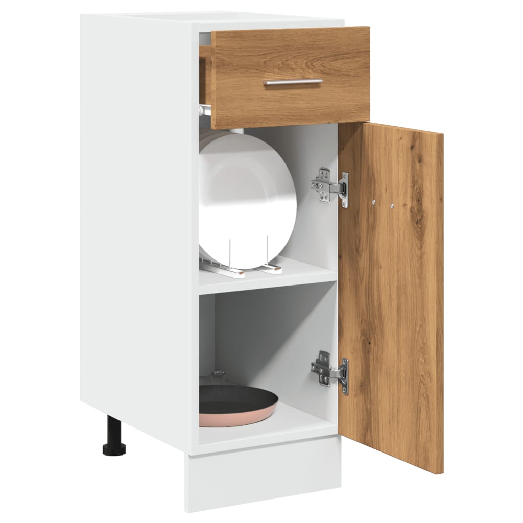 Cassettiera “Lyon” Rovere Artigianale 30x46x81,5 cm - homemem39