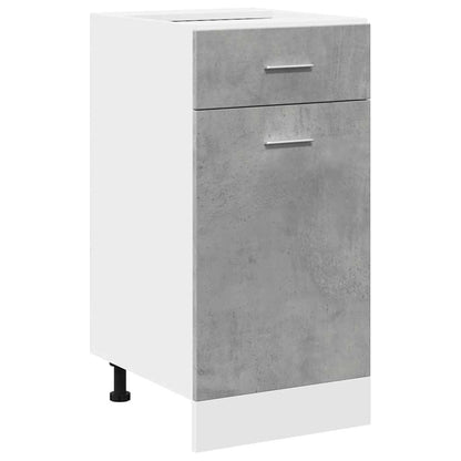 Armadio Inferiore Cassetto “Lyon” Grigio Cemento 40x46x81,5