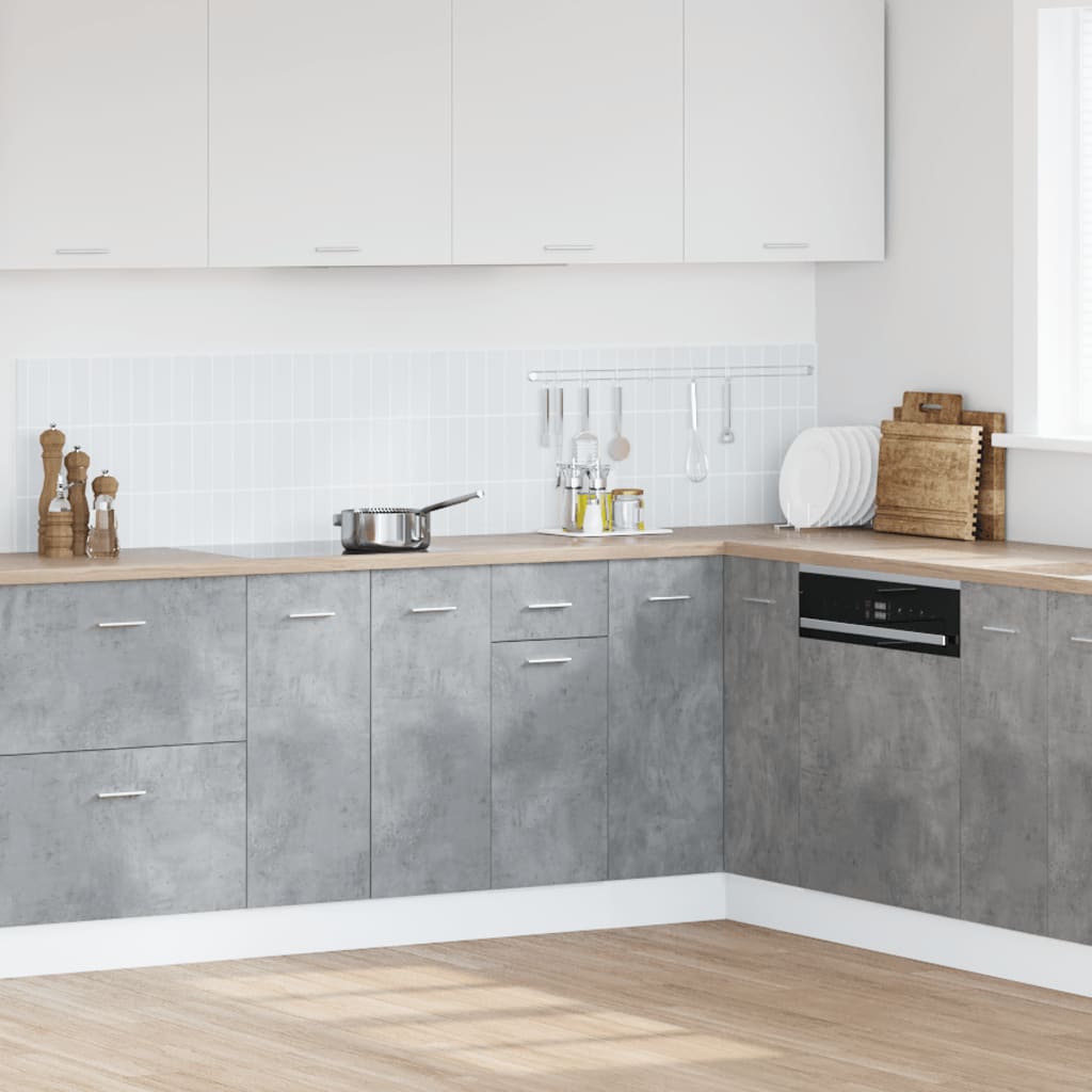 Armadio Inferiore Cassetto “Lyon” Grigio Cemento 40x46x81,5