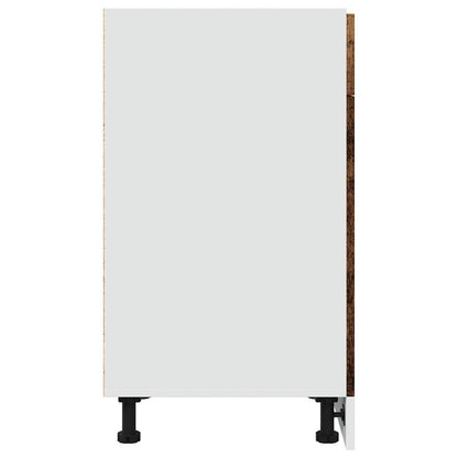 Mobile con Cassetto “Lyon” Legno Antico 40x46x81,5cm - homemem39