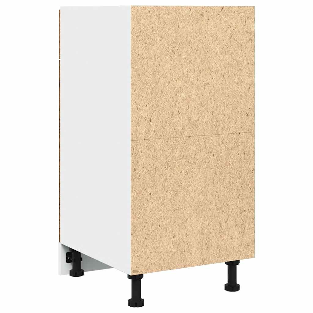 Mobile con Cassetto “Lyon” Legno Antico 40x46x81,5cm | homemem39