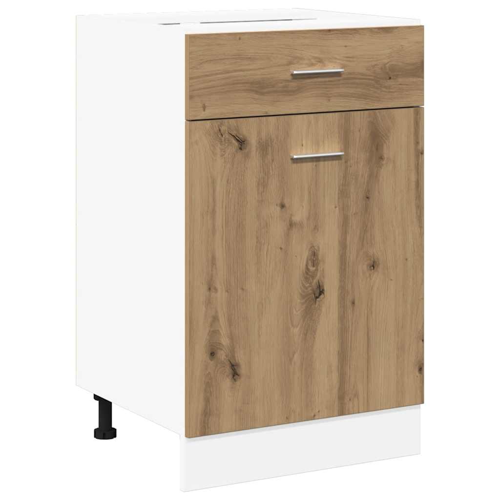 Cassettiera “Lyon” Rovere Artigianale 40x46x81,5 cm