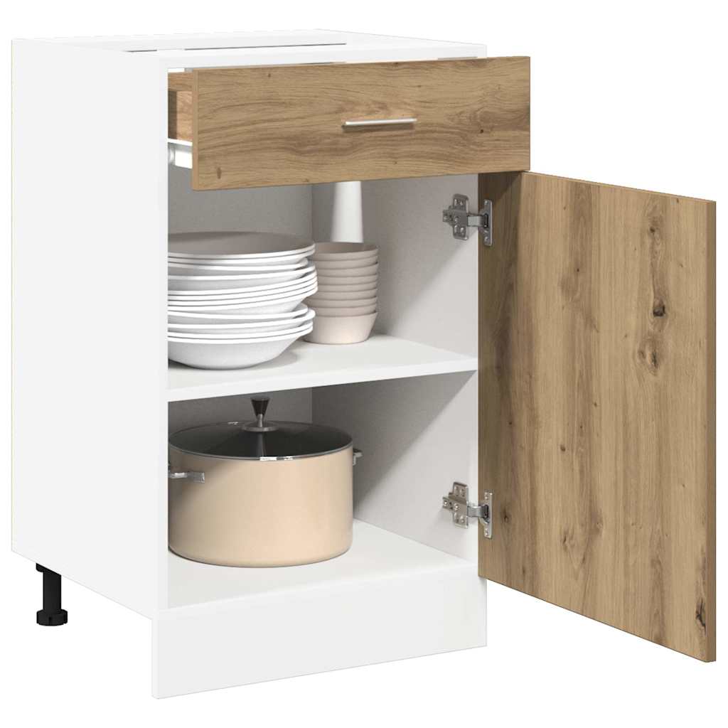 Cassettiera “Lyon” Rovere Artigianale 40x46x81,5 cm