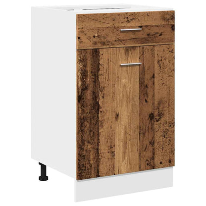 Mobile con Cassetto “Lyon” Legno Antico 50x46x81,5cm | homemem39