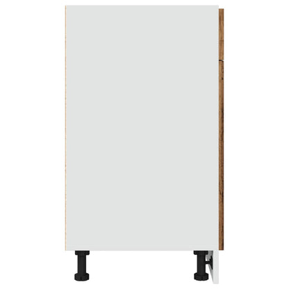 Mobile con Cassetto “Lyon” Legno Antico 50x46x81,5cm - homemem39
