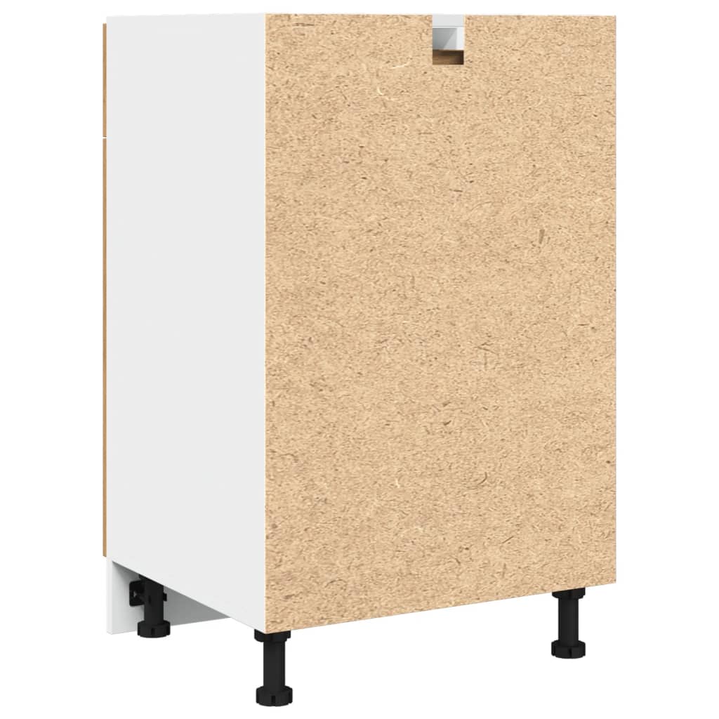 Cassettiera “Lyon” Rovere Artigianale 50x46x81,5 cm - homemem39