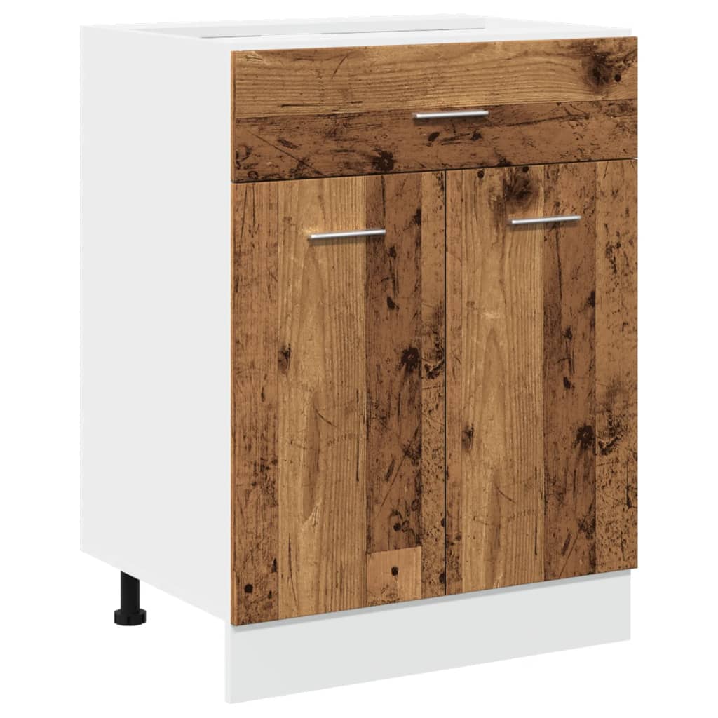 Cassettiera “Lyon” Inferiore Legno Antico 60x46x81,5 cm | homemem39