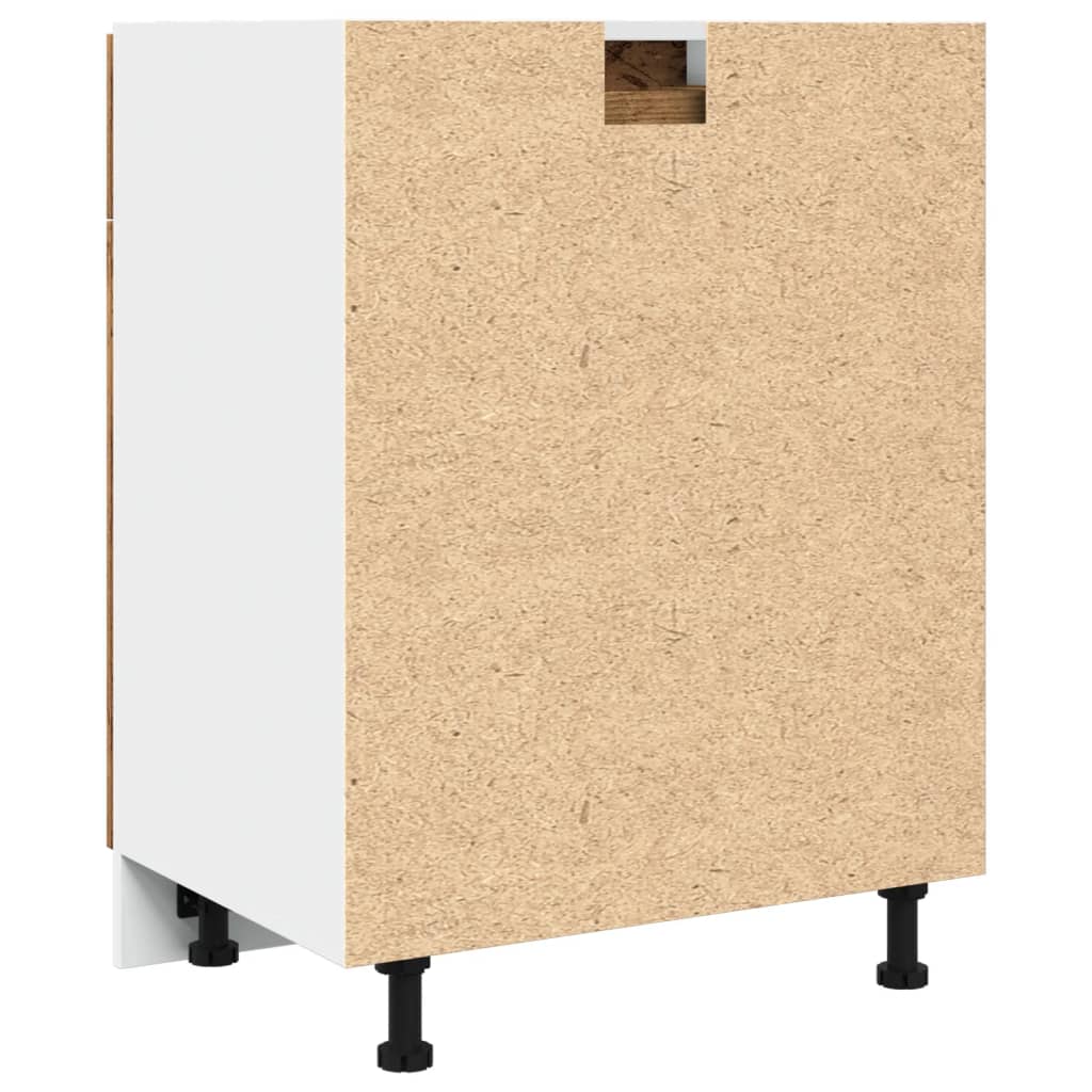 Cassettiera “Lyon” Inferiore Legno Antico 60x46x81,5 cm - homemem39