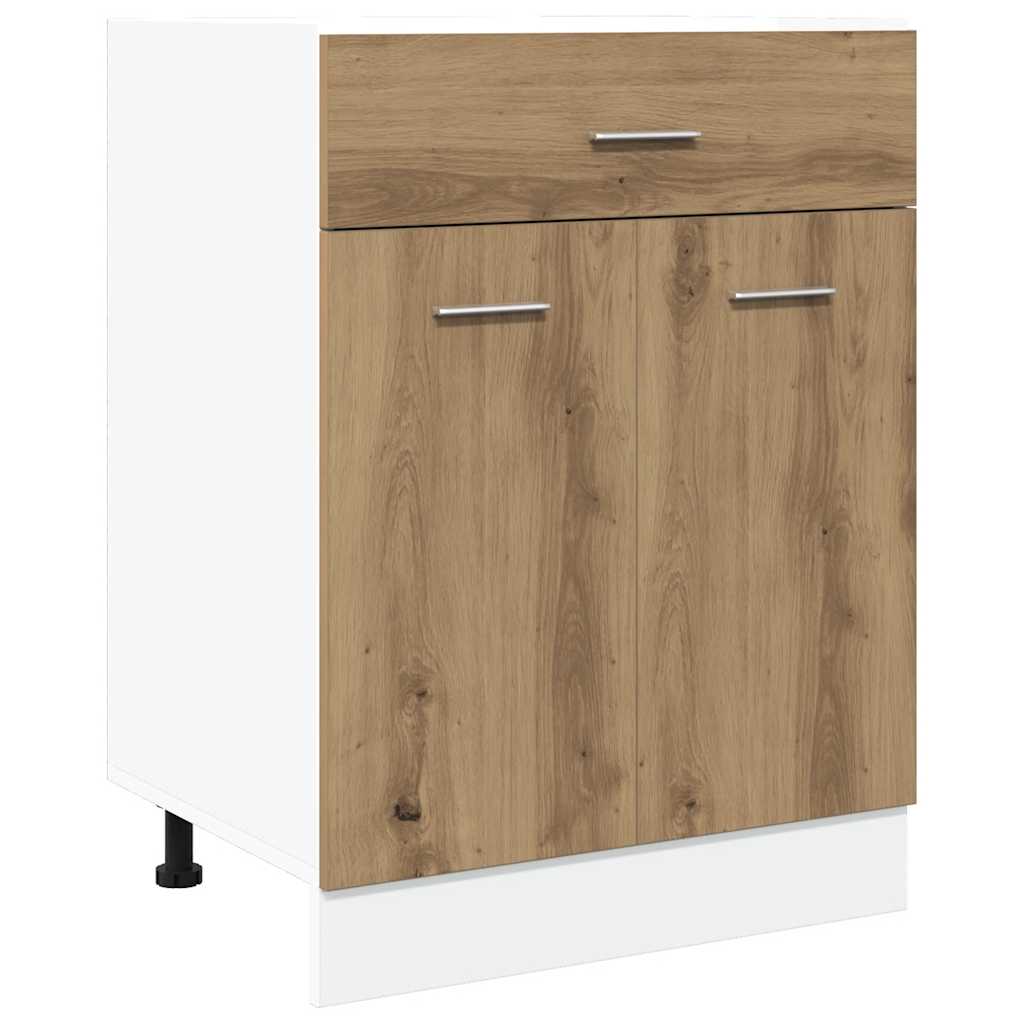 Cassettiera “Lyon” Rovere Artigianale 60x46x81,5 cm | homemem39