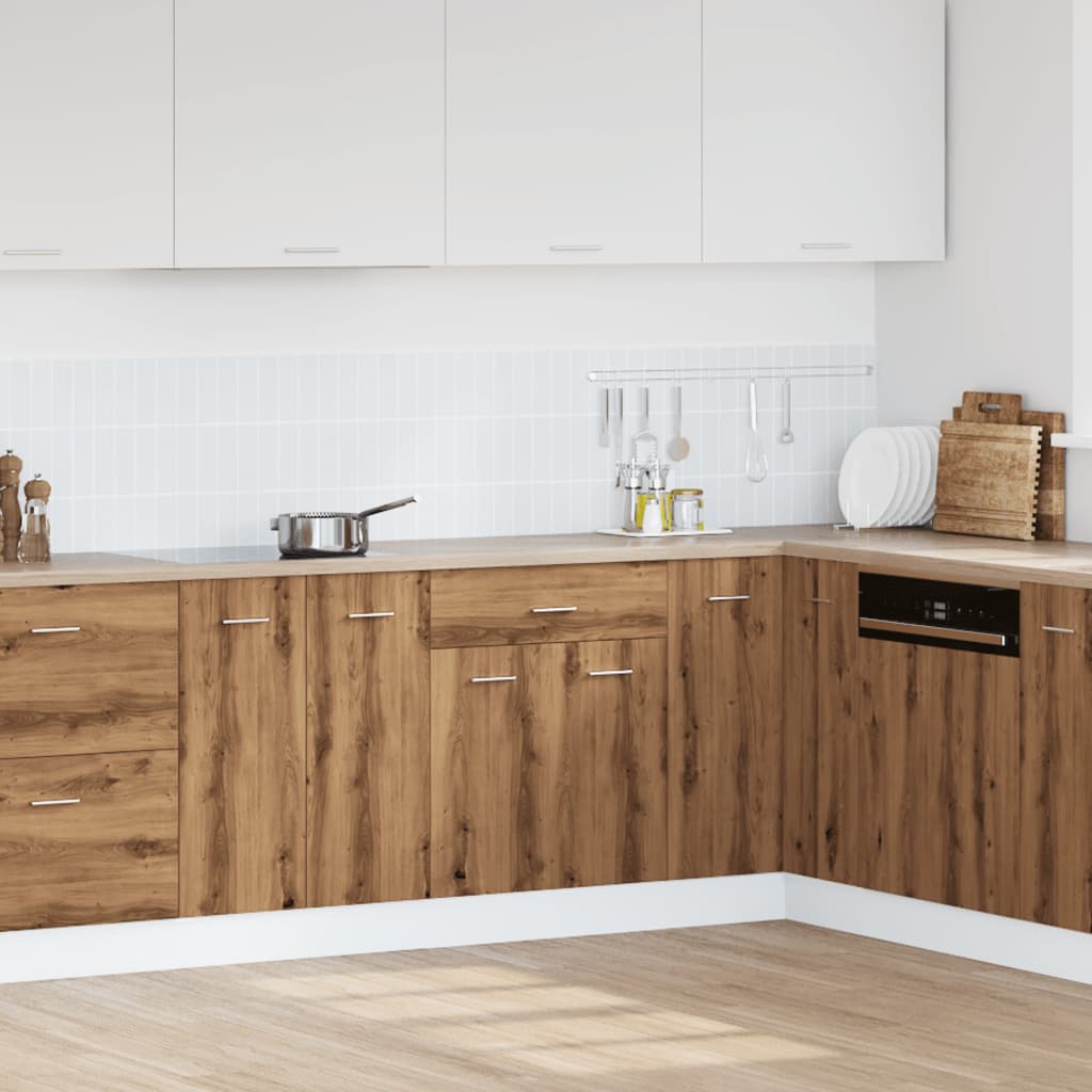 Cassettiera “Lyon” Rovere Artigianale 60x46x81,5 cm - homemem39