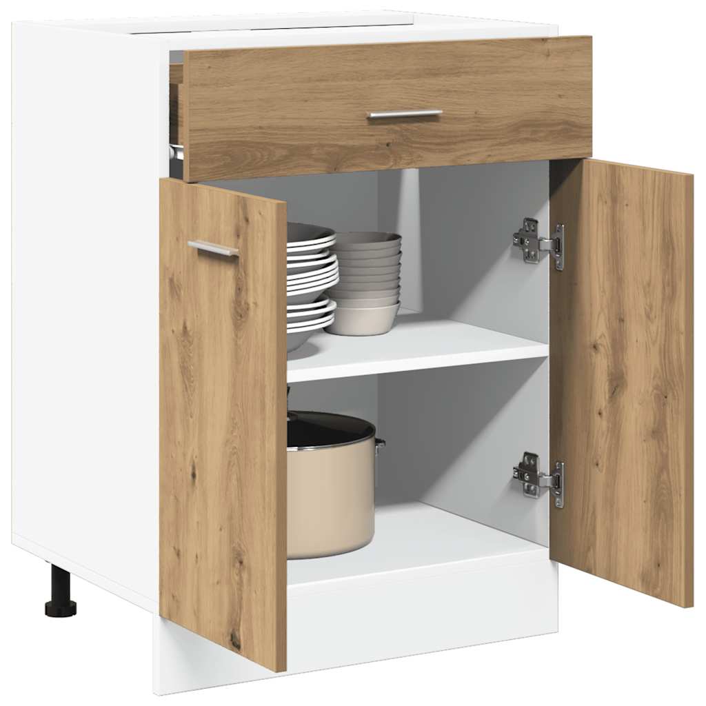 Cassettiera “Lyon” Rovere Artigianale 60x46x81,5 cm