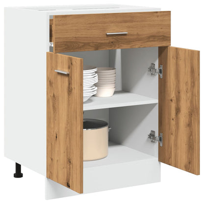 Cassettiera “Lyon” Rovere Artigianale 60x46x81,5 cm - homemem39