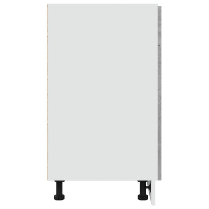 Armadio Inferiore Cassetto “Lyon” Grigio Cemento 80x46x81,5 | homemem39