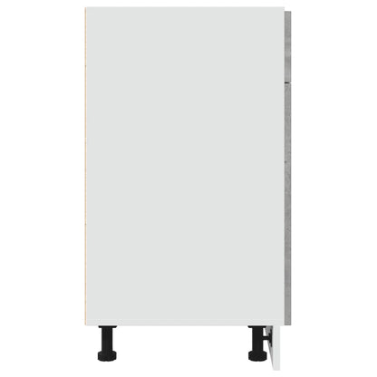 Armadio Inferiore Cassetto “Lyon” Grigio Cemento 80x46x81,5 - homemem39