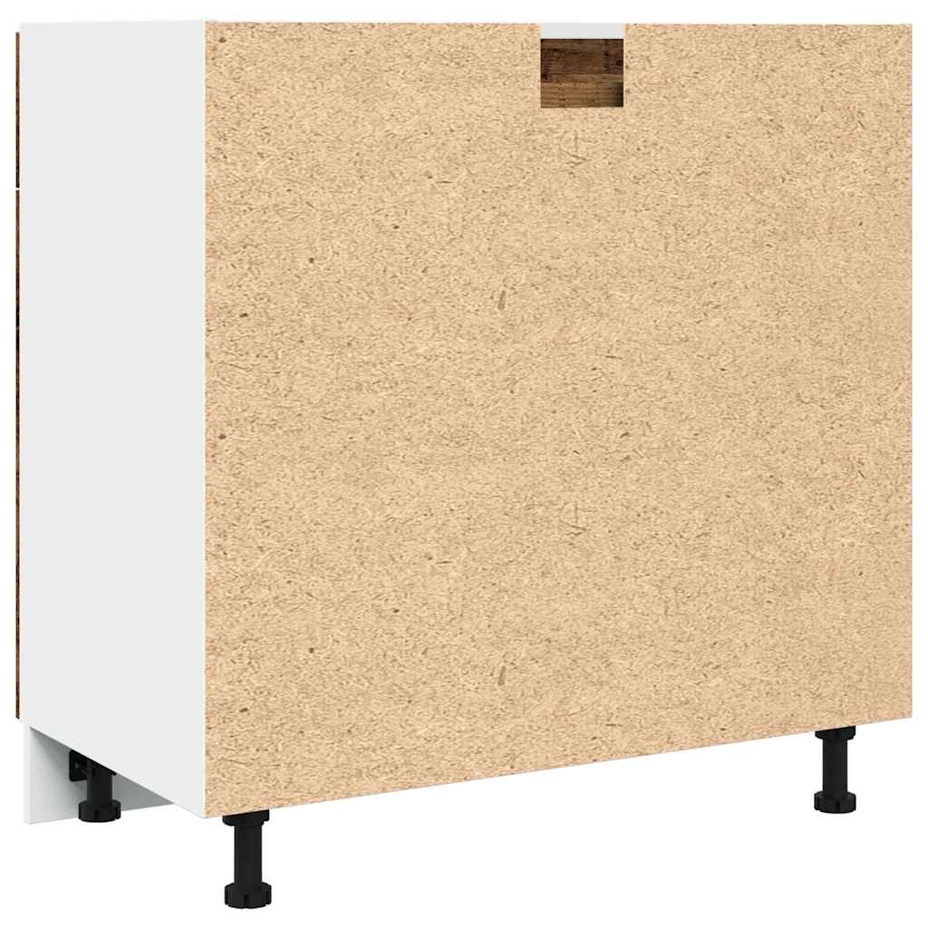 Cassettiera “Lyon” Legno Antico 80x46x81,5 cm - homemem39