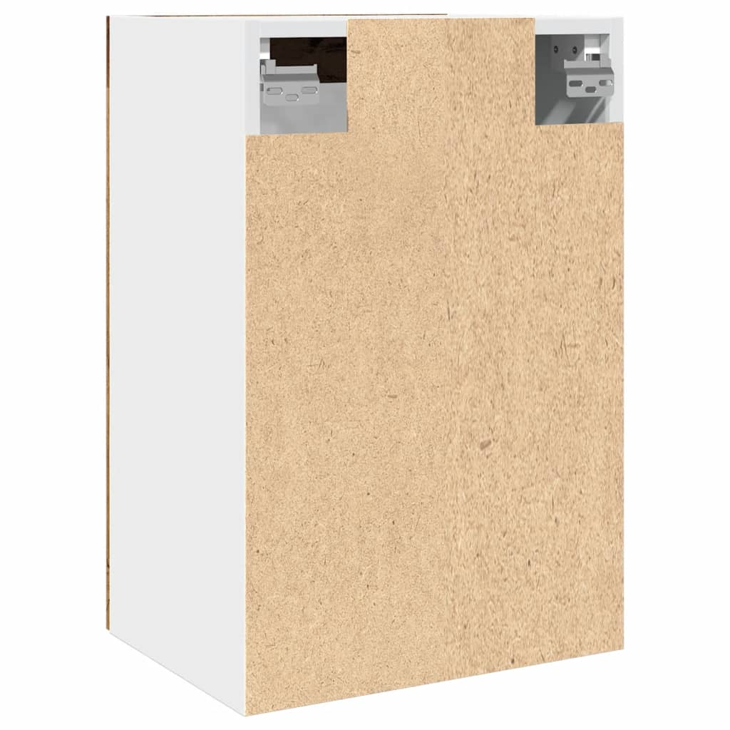 Mobile Pensile “Lyon” Vetro Legno Antico 40x31x60 cm | homemem39