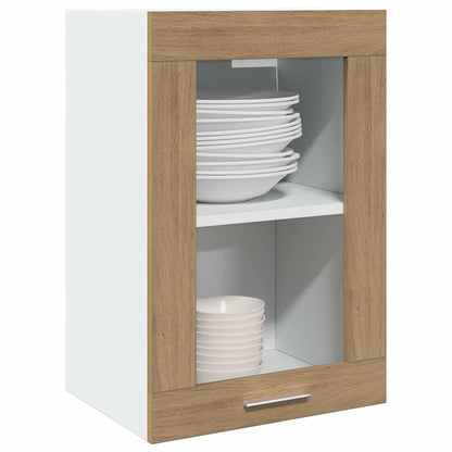 Pensile Vetro “Lyon” Rovere Artigianale 40x31x60 cm | homemem39