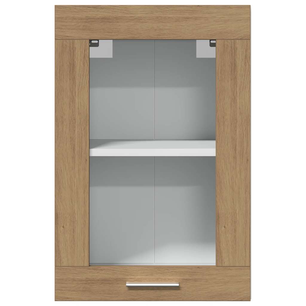 Pensile Vetro “Lyon” Rovere Artigianale 40x31x60 cm | homemem39