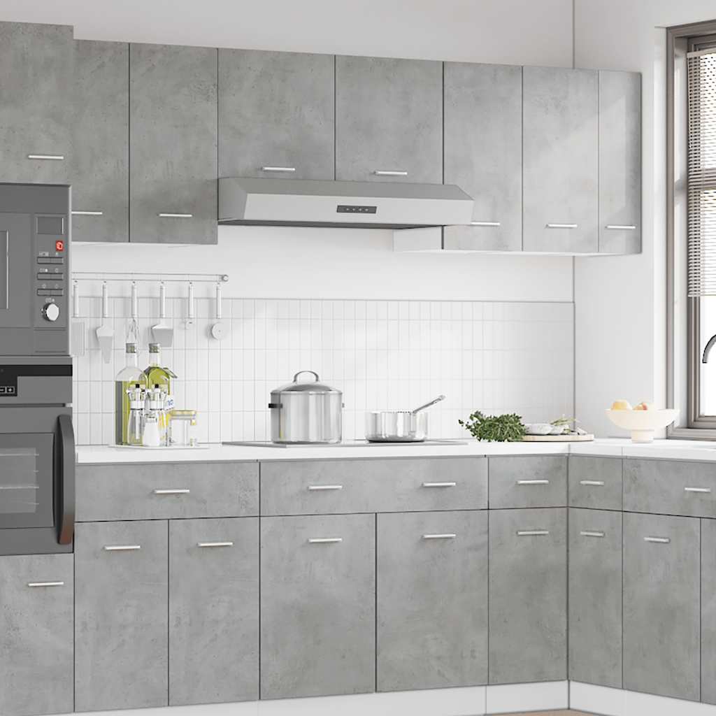 Mobile Pensile “Lyon” Grigio Cemento 30x31x60 cm - homemem39