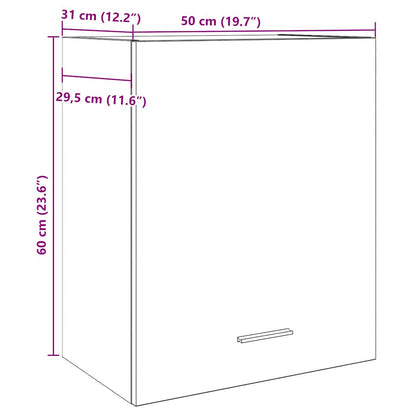 Mobile Pensile “Lyon” Grigio Cemento 50x31x60cm | homemem39