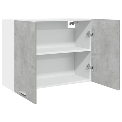 Mobile Pensile “Lyon” Grigio Cemento 80x31x60 cm | homemem39