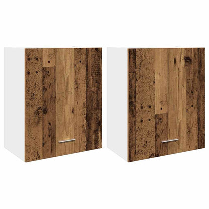 Mobili Pensili “Lyon” 2 pz Legno Antico 50x31x60 cm | homemem39