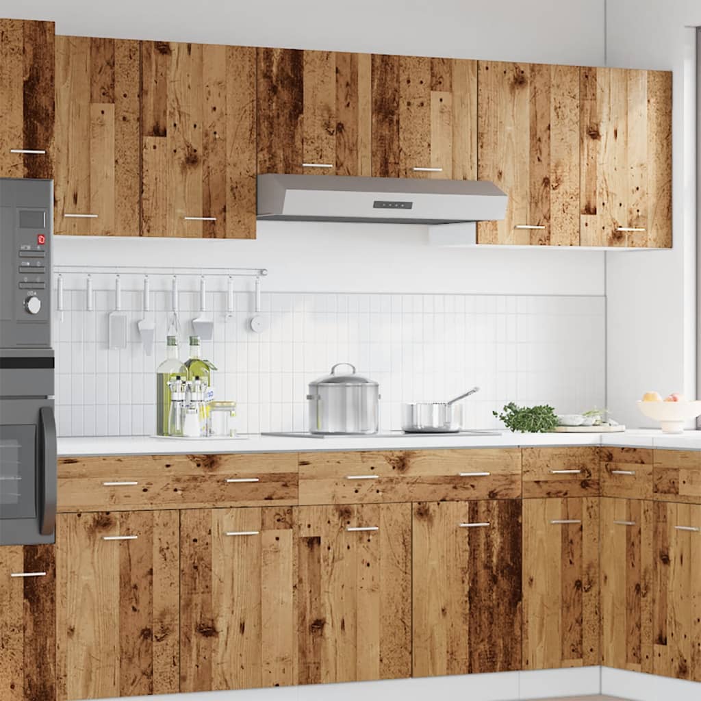 Mobili Pensili “Lyon” 2 pz Legno Antico 50x31x60 cm | homemem39