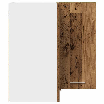 Mobile Pensile Angolo “Lyon” Legno Vecchio 57x57x60 | homemem39