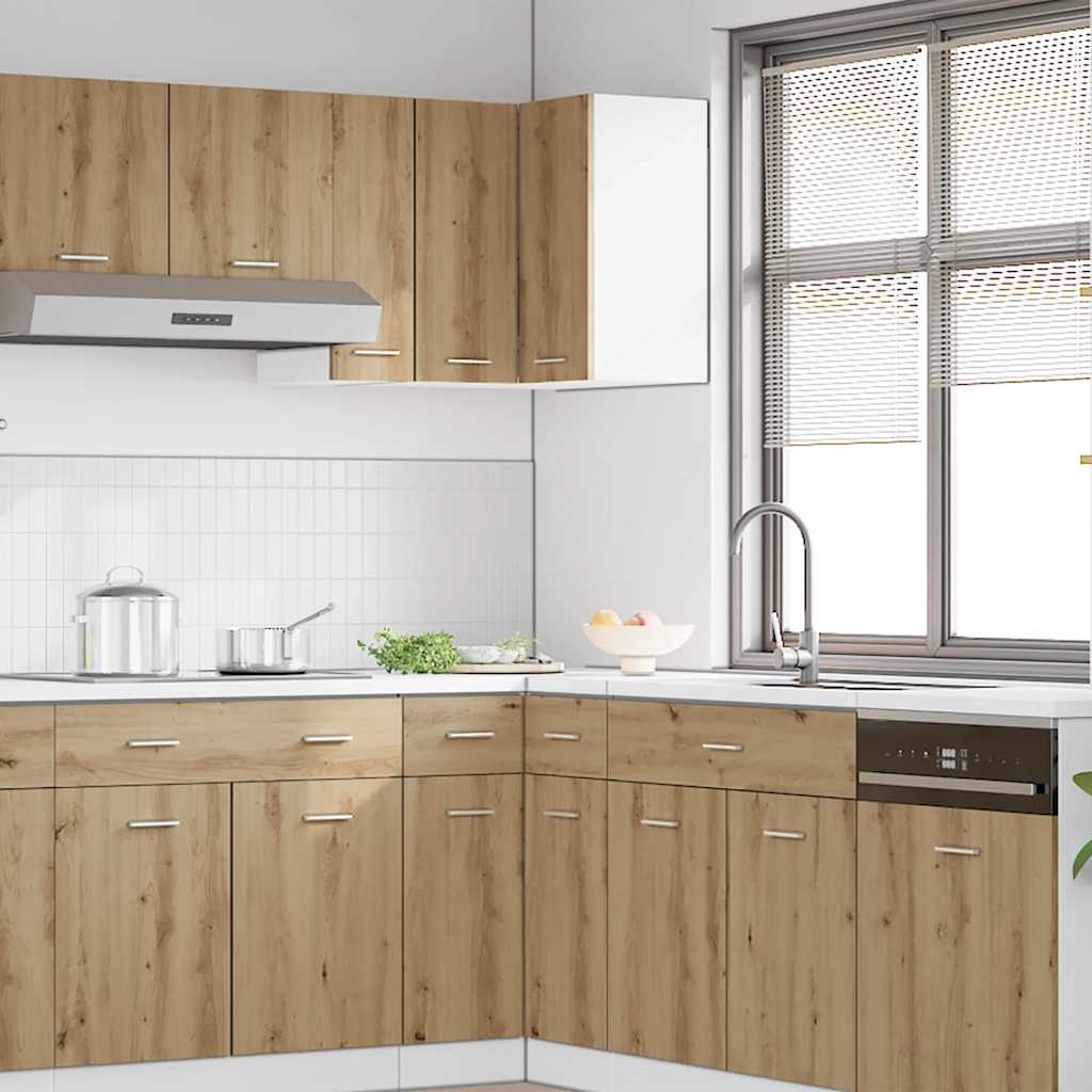 Mobile Pensile Angolo “Lyon” Rovere Artigianale 57x57x60 - homemem39