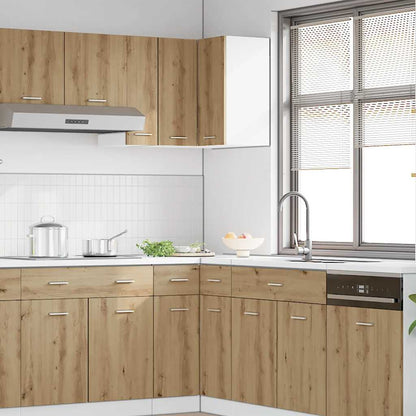 Mobile Pensile Angolo “Lyon” Rovere Artigianale 57x57x60 - homemem39