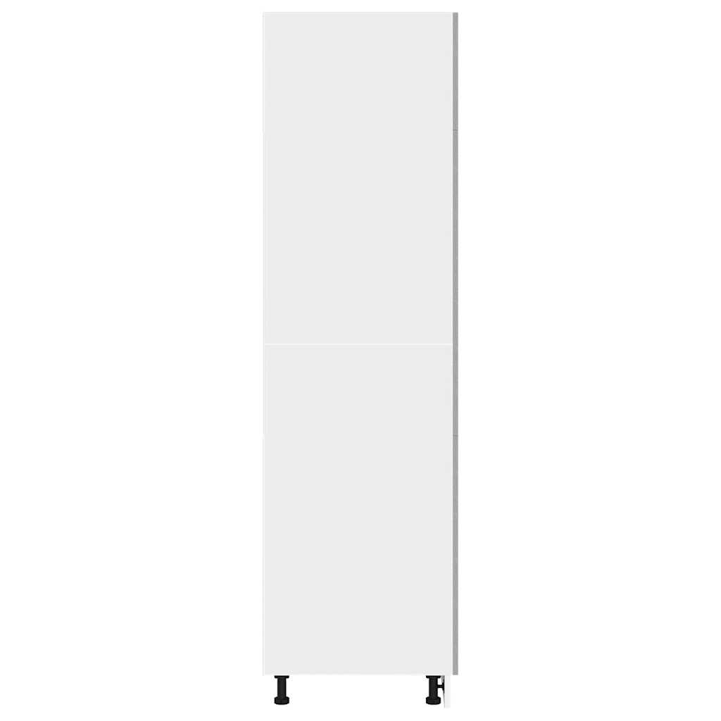 Mobile per Frigo “Lyon” Grigio Cemento 60x57x207 cm - homemem39