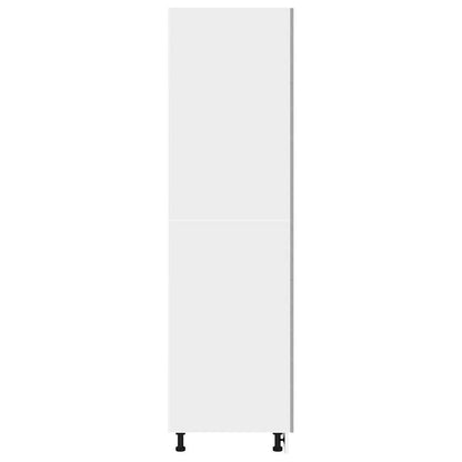 Mobile per Frigo “Lyon” Grigio Cemento 60x57x207 cm - homemem39