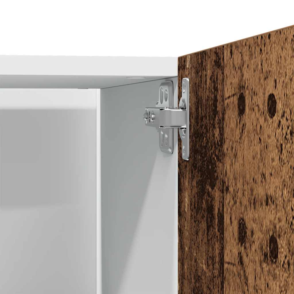 Armadio per Frigo “Lyon” Legno Antico 60x57x207 cm