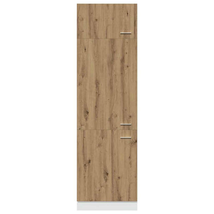 Mobile per Frigo “Lyon” Rovere Artigianale 60x57x207 cm