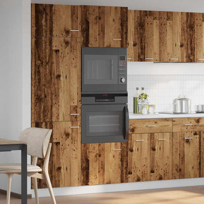 Mobile per Microonde “Lyon” Legno Antico 60x57x207 cm