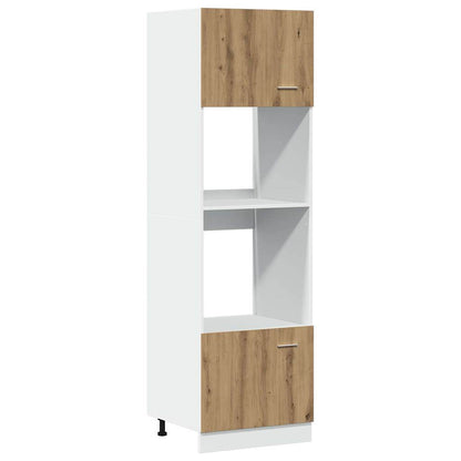 Mobile Microonde “Lyon” Rovere Artigianale 60x57x207 cm | homemem39