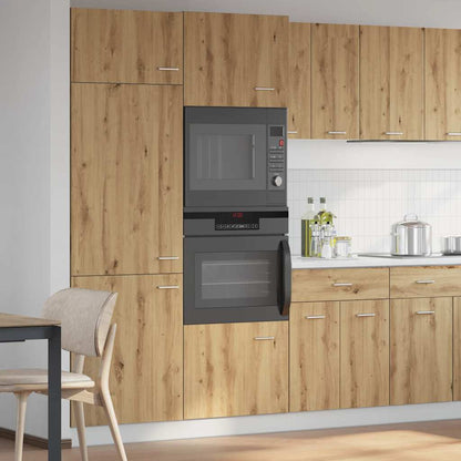 Mobile Microonde “Lyon” Rovere Artigianale 60x57x207 cm | homemem39