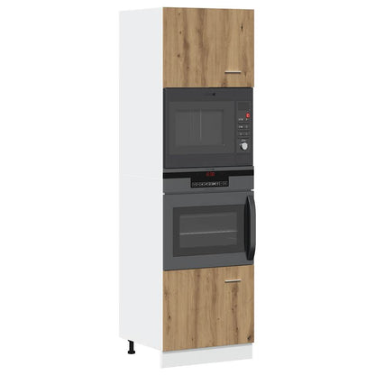 Mobile Microonde “Lyon” Rovere Artigianale 60x57x207 cm | homemem39