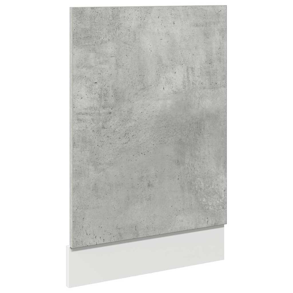 Pannello Lavastoviglie “Lyon” Grigio Cemento 45x3x67 cm - homemem39