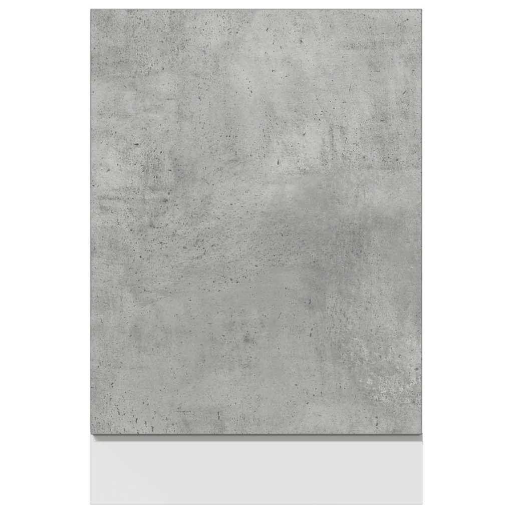 Pannello Lavastoviglie “Lyon” Grigio Cemento 45x3x67 cm