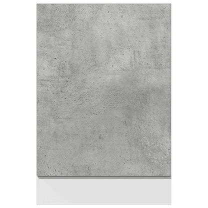Pannello Lavastoviglie “Lyon” Grigio Cemento 45x3x67 cm